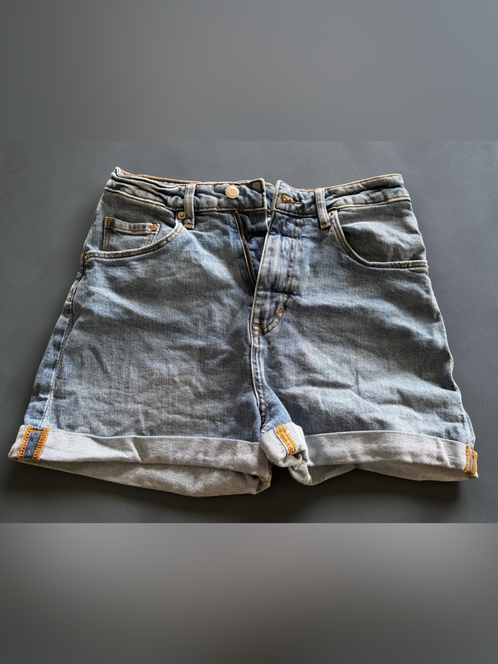 H&M Light Blue Denim Jean Shorts